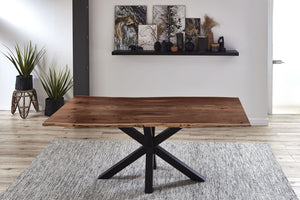 #nussbaumfarben #180x90 #spider-gestellschwarz