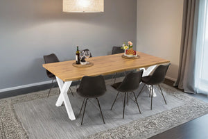 #wildeichenfarben #240x100 #x-gestellweiß