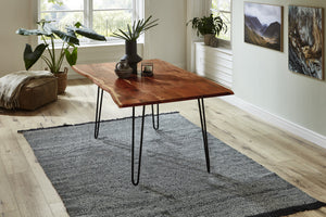 #nussbaumfarben #90x90 #hairpin-gestellschwarz