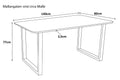 #140x80 #u-gestellschwarz
