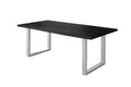 #holzgrau-optik #180x90 #u-gestellsilber