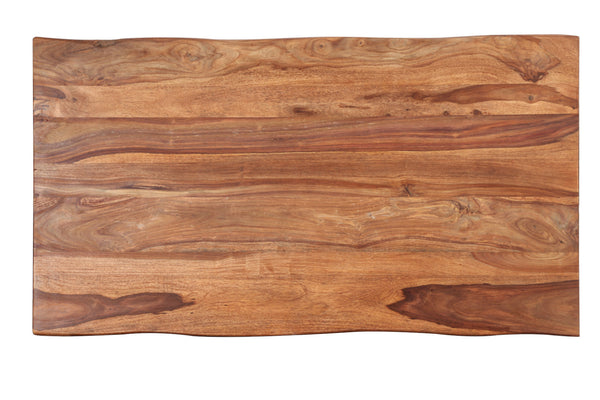 #sheeshamteakfarben #180x90 #u-gestellschwarz