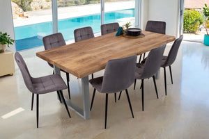 #mangoroughfarben #200x100 #u-gestellsilber