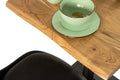 #akazienaturfarben #60x60 #säulen-gestelleckigschwarz
