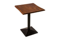 #akazienussbaumfarben #60x60 #säulen-gestelleckigschwarz