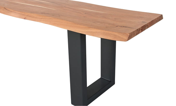 #naturfarben #200cm #u-gestellschwarz