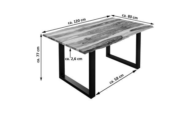#naturfarbenlackiert #120x80 #u-gestellschwarz