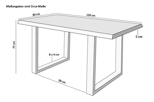 #mangoroughfarben #120x80 #u-gestellschwarz