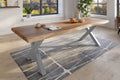 #naturfarben #280x120 #x-gestellsilber