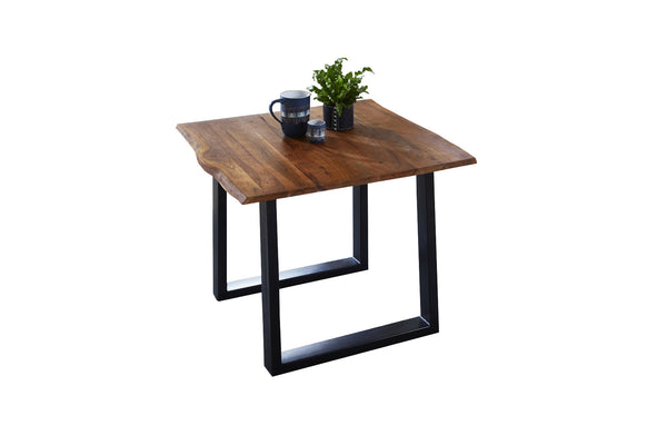 #nussbaumfarben #80x80 #u-gestellschwarz