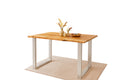 #naturfarben #140x80 #u-gestellsilber