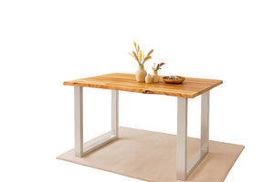 #naturfarben #140x80 #u-gestellsilber