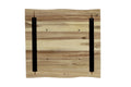 #akazienaturfarben #60x60 #säulen-gestelleckigschwarz