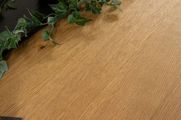 #eichenaturfarbengeölt #90x90 #säulen-gestelleckigsilber