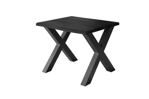 #holzgrau-optik #80x80 #x-gestellschwarz