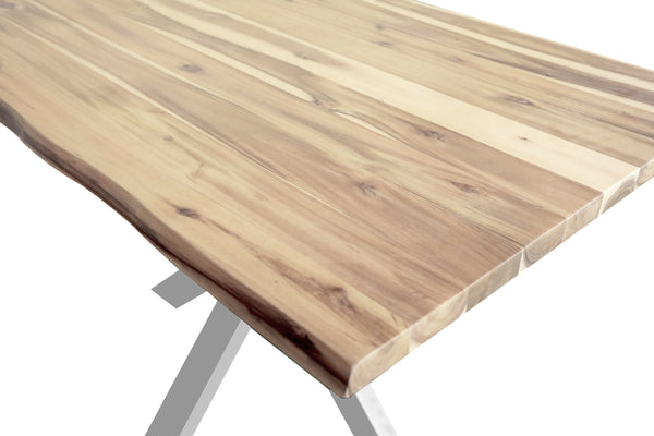 #naturfarbenlackiert #140x80 #spider-gestellsilber