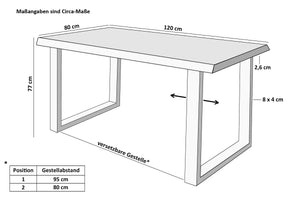 #120x80 #u-gestellschwarz