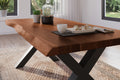 #akazienussbaumfarben #160x85 #x-gestellschwarz