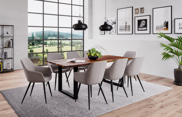 #naturfarbenlackiert #200x100 #u-gestellschwarz