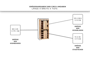 #80cm #highboard