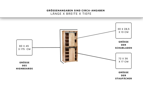 #80cm #highboard
