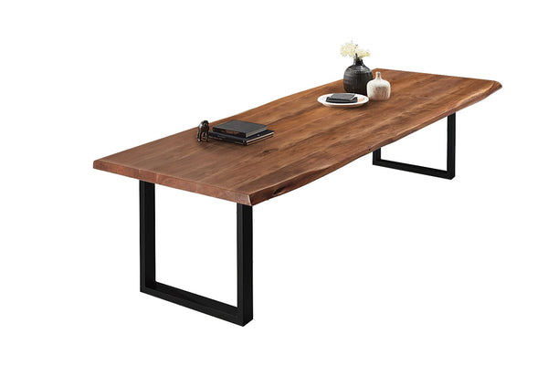 #nussbaumfarben #260x120 #u-gestellschwarz