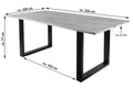 #eichenfarben #220x100 #u-gestellschwarz