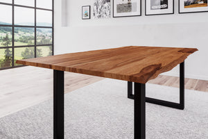 #teakfarben #180x90 #u-gestellschwarz