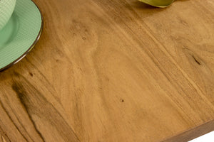 #akazienaturfarben #60x60 #säulen-gestelleckigschwarz