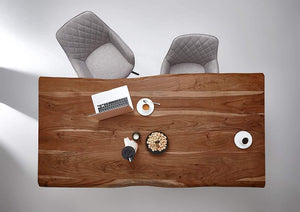 #nussbaumfarben #260x100 #u-gestellweiß