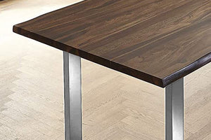 #wengefarben #140x85 #u-gestellsilber