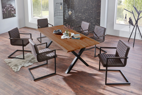 #nussbaumfarben #260x100 #x-gestellschwarz