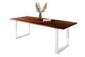 #nussbaumfarben #280x100 #u-gestellweiß