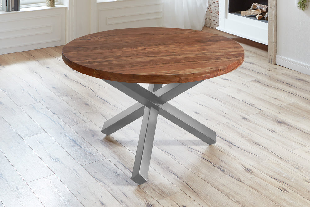 #nussbaumfarben #140cm #stern-gestellsilber