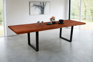 #nussbaumfarben #200(300)x100 #u-gestellschwarz