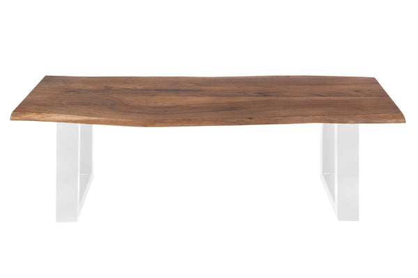 #nussbaumfarben #120cm #u-gestellweiß