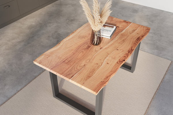 #naturfarben #140x80 #u-gestellschwarz