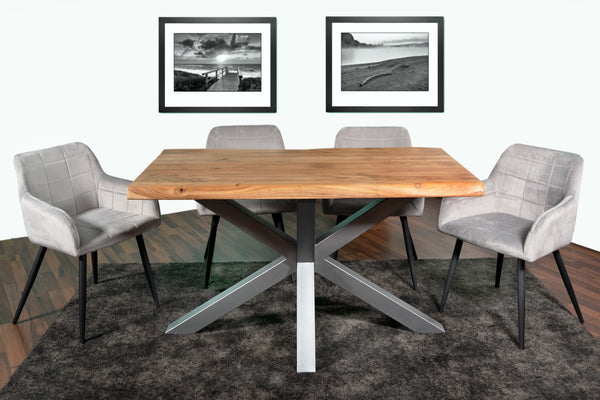 #naturfarben #140x80 #spider-gestellsilber