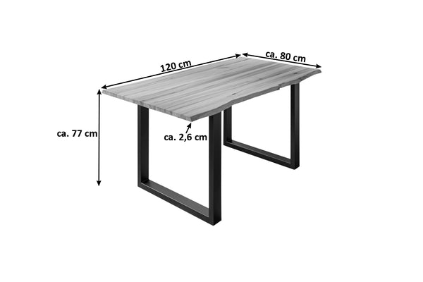 #wildbuchenaturfarben #120x80 #u-gestellschwarz