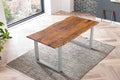 #nougatfarben #180x90 #u-gestellsilber