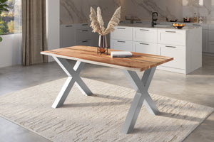 #naturfarben #120x80 #x-gestellsilber