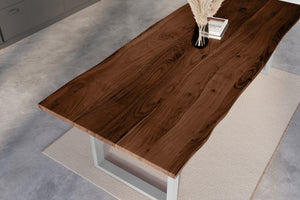 #nussbaumfarben #260x100 #u-gestellsilber