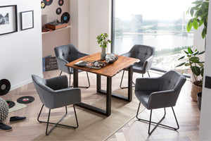 #nougatfarben #80x80 #u-gestellschwarz