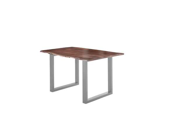 #nussbaumfarben #160x85 #u-gestellsilber