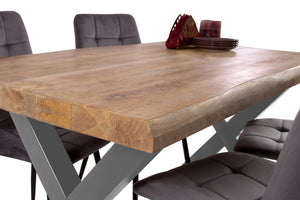 #mangoroughfarben #140x80 #x-gestellsilber