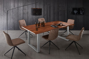 #nougatfarben #240x100 #u-gestellsilber