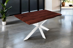 #nussbaumfarben #120x80 #spider-gestellweiß