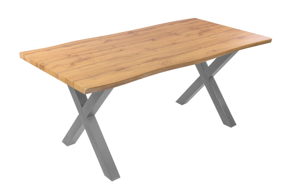 #wildeichenfarben #180x90 #x-gestellsilber