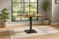 #naturfarben #75x75 #säulen-gestelleckigschwarz