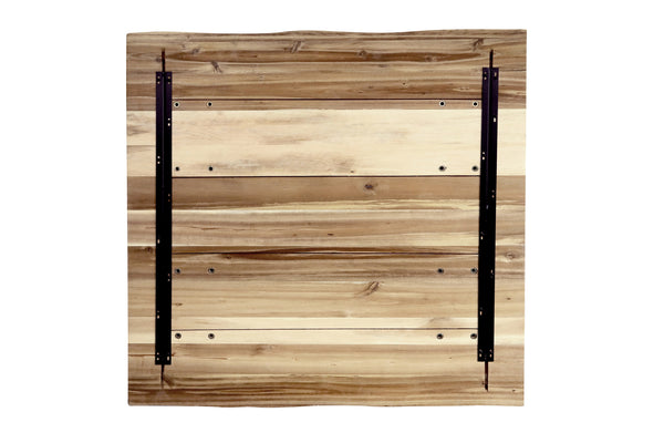 #akazienaturfarben #90x90 #u-gestellsilber